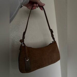 Genuine Suede Vintage Express Mini Shoulder Bag